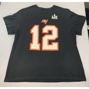 Tom Brady Tampa Bay Buccaneers Super Bowl LIV Nike T-Shirt 2XL Mens